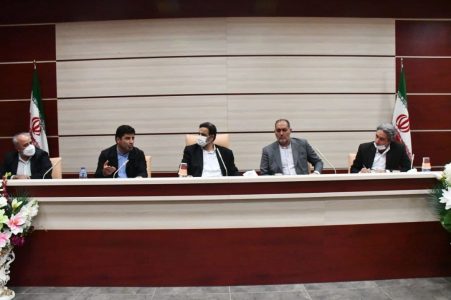 شبکه فرعی اراضی پایاب سد خداآفرین در مرحله تحویل موقت می باشد