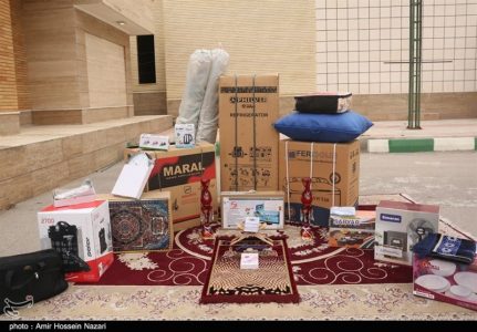 اهداء یک هزار و ۸۳۶ سری جهیزیه به نوعروسان استان