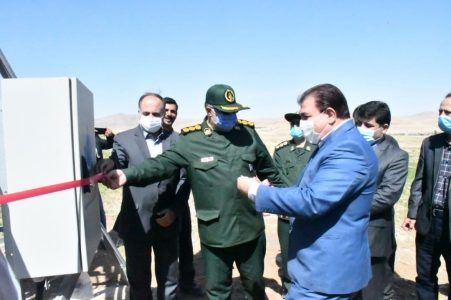 افتتاح بزرگترین طرح آبیاری سنتر پیوت به مساحت ۵۷ هکتار در سیسان شهرستان بستان آباد