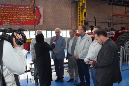 سنگ اندازی در مقابل تولید تراکتورسازی مشکوک هست