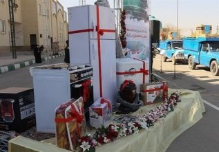 کمک یک میلیارد تومانی مادر شهید و بانوی خیر تبریزی به نوعروسان