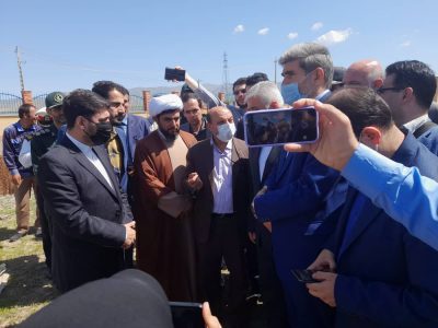 بازدید وزیر ورزش و جوانان از تصفیه خانه فاضلاب در حال ساخت هریس