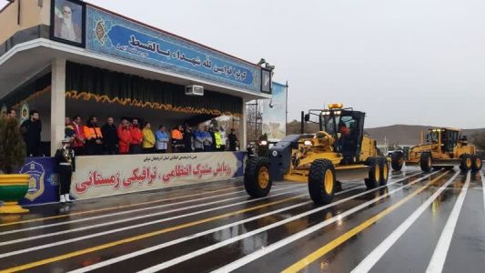 برگزاری رزمایش طرح ترافیکی و راهداری زمستانی در اذربایجان شرقی