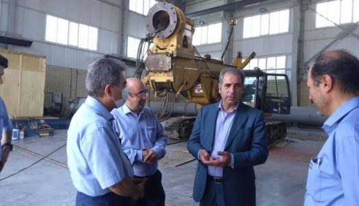 بازدیدمدیر مجتمع مس سونگون از کارخانه پمپیران