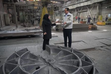 بومی‌سازی یک قطعه صنعتی دانش بنیان و راهبردی در شرکت ریخته گری ماشین سازی تبریز