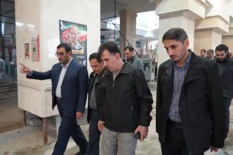 فاز سوم مسقفسازی گلزار شهدای وادی رحمت اجرا میشود