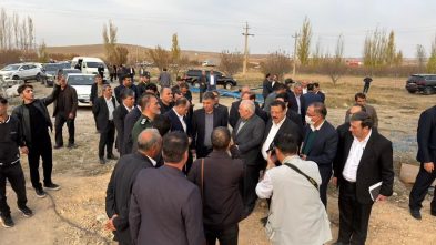 بازدید وزیر جهاد کشاورزی از پروژه تولید خوراک دام و طیور زرمهر ارسباران در اهر
