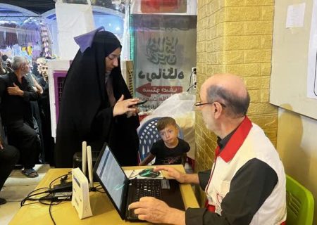 بهره مندی ۵۰۰۰ زایر اربعین از خدمات درمانگاه هلال احمر
