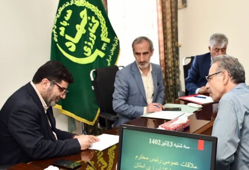 رسیدگی  به مشکلات ۲۵ نفر توسط رییس سازمان جهاد کشاورزی استان