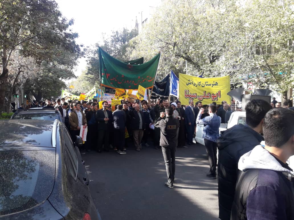 فریاد «مرگ بر آمریکا» در آذربایجان شرقی طنین انداز شد