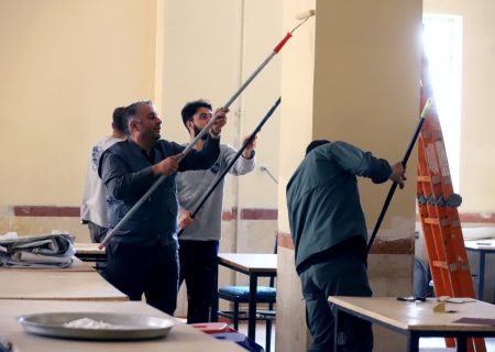 جهاد با رنگ زندگی؛ مدارس چاراویماق در مسیر شادابی