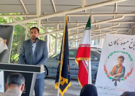 باغی میوه ای که هر سبزی و میوه آن صدها «ماکان» و کودک شهید را دوباره خواهد رویید!
