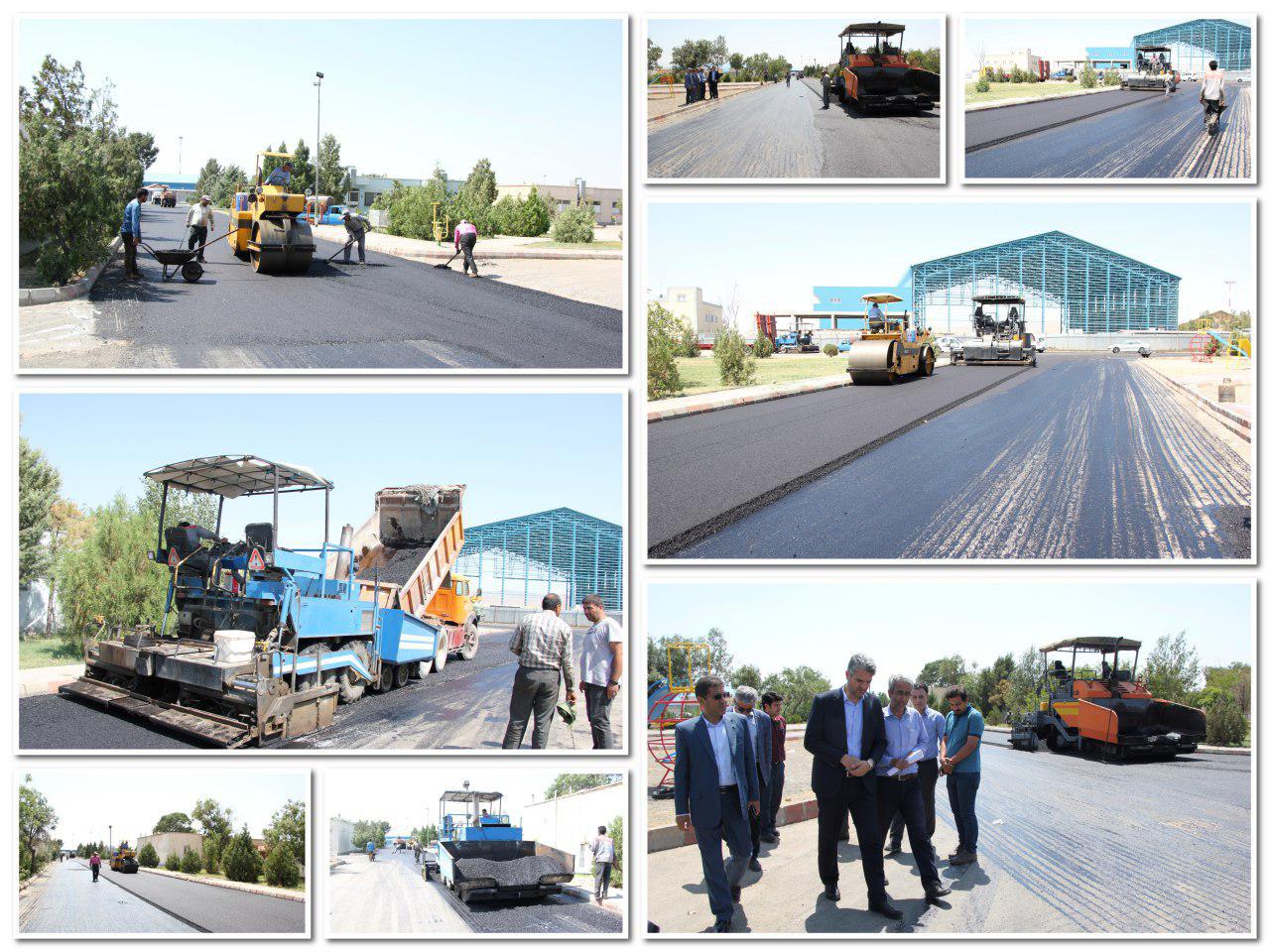 آغاز عملیات آسفالت ریزی جاده دسترسی به ترمینال حج فرودگاه تبریز