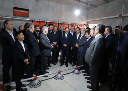 افتتاح فاز اول یک واحد مرغداری گوشتی ۴۰ هزار قطعه ای در اهر با حضور وزیر جهاد کشاورزی
