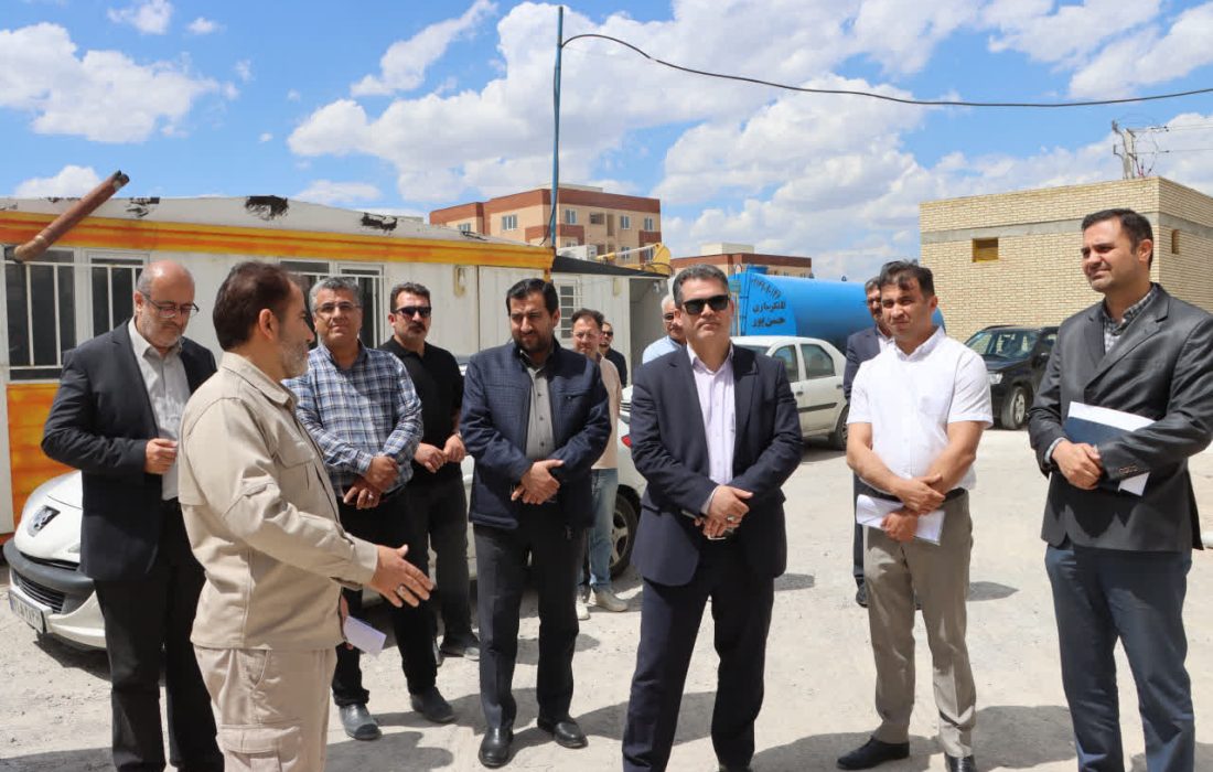 بازدید مدیرکل راه و شهرسازی آذربایجان شرقی از پروژه نهضت ملی مسکن ۹۳۲ واحدی اندیشه تبریز