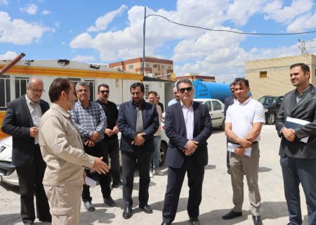 بازدید مدیرکل راه و شهرسازی آذربایجان شرقی از پروژه نهضت ملی مسکن ۹۳۲ واحدی اندیشه تبریز