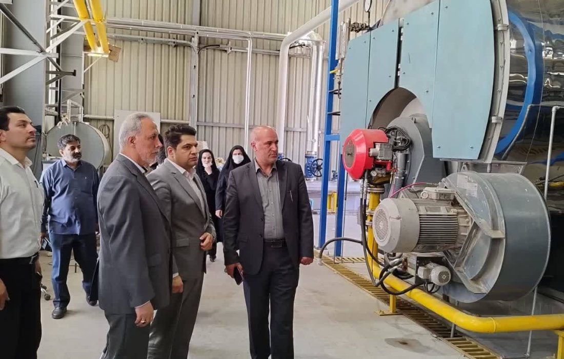 بازدید مدیرکل گمرک جلفا از بزرگترین کارخانه کاغذ سازی مناطق آزاد ایران