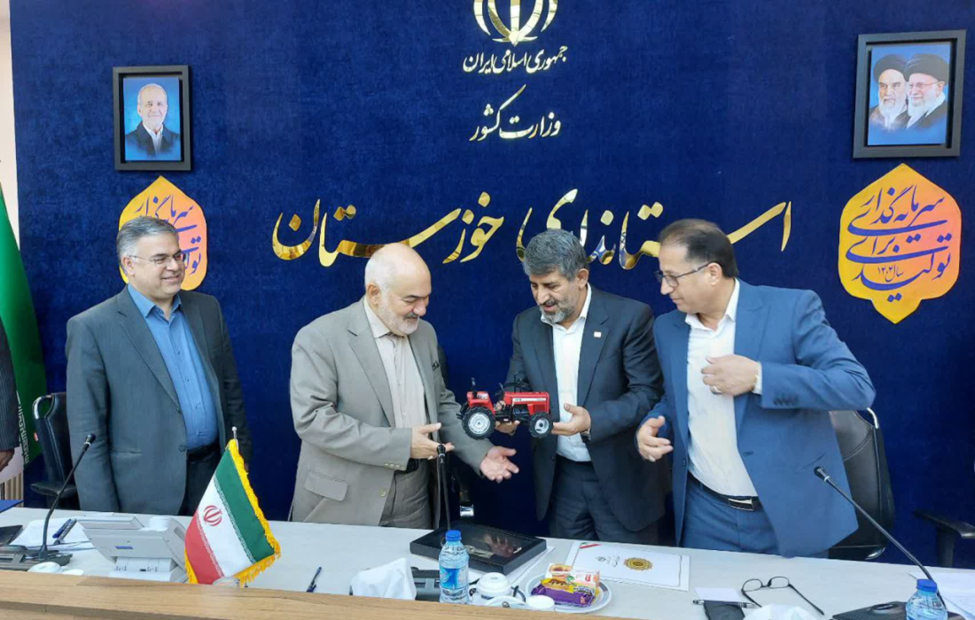 همکاری تراکتورسازی و استانداری خوزستان برای ارتقای کشاورزی