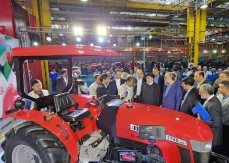 تراکتور شالیزار با حضور رئیس جمهوری رونمایی شد
