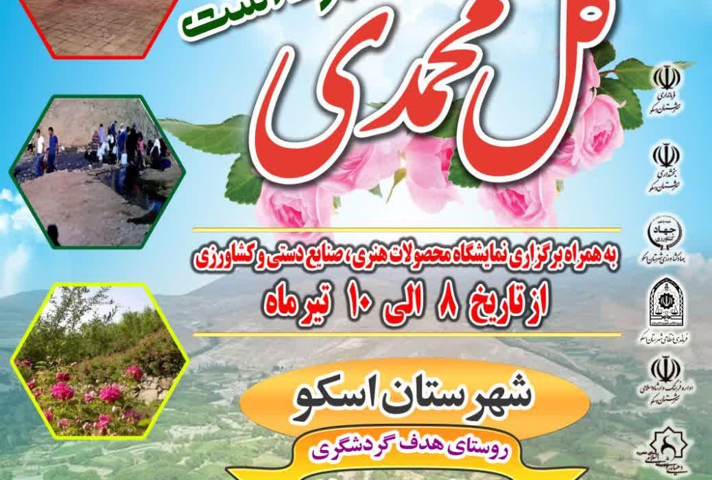 برگزاری یازدهمین جشنواره برداشت گل محمدی (قیزیل گول)در شهرستان اسکو