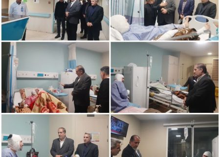 دلجویی مدیرکل تعاون، کار و رفاه اجتماعی از کارگران آسیب دیده در بیمارستان سینا