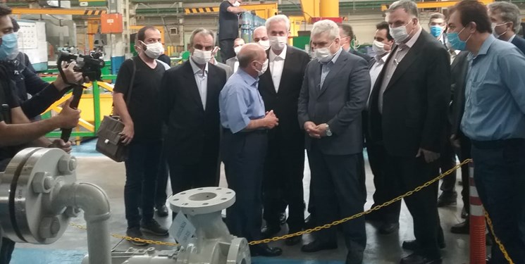بزرگ‌ترین پمپ آب ساخت داخل در تبریز رونمایی شد
