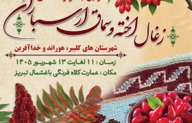 اختصاصی/ فیلم/ گزارش تصویری از مصاحبه با فرماندار هوراند در حاشیه جشنواره استانی زغال‌اخته و سماق ارسباران در تبریز