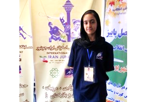 سانای اسدی نائب قهرمان رقابت های بین المللی اسکواش ایران جونیور