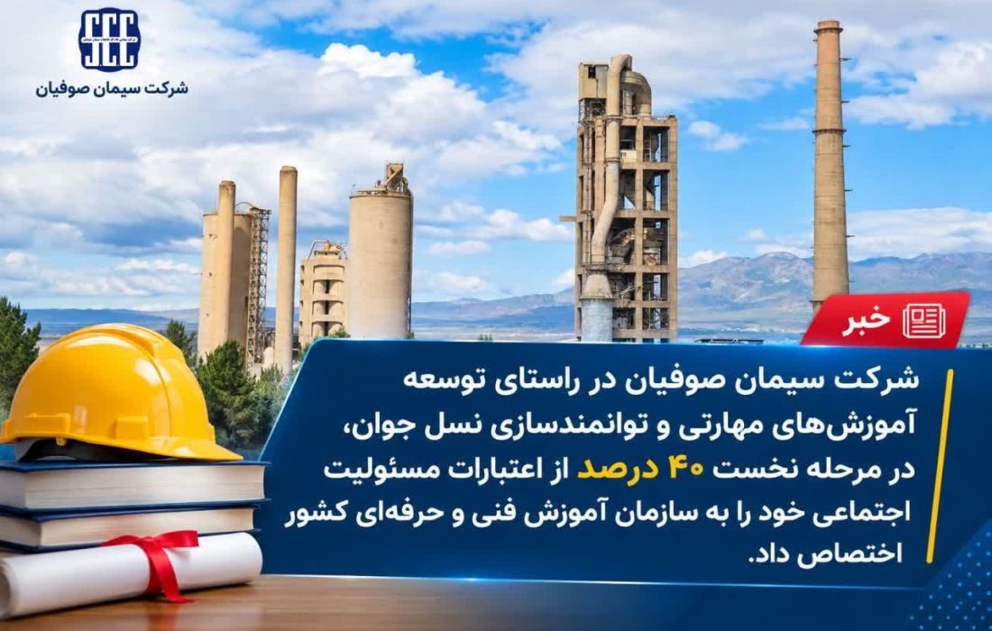 تداوم حمایت سیمان صوفیان از توسعه آموزشهای مهارتی جوانان