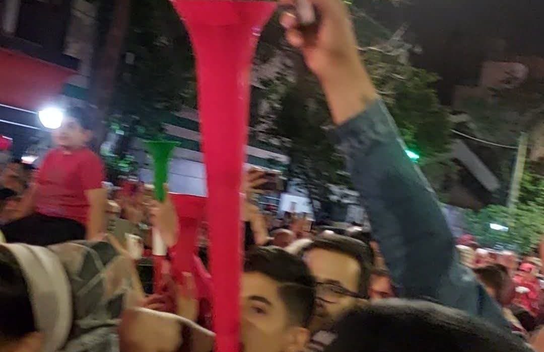 خوشحالی خیابانی مردم تبریز پس از قهرمانی تراکتور