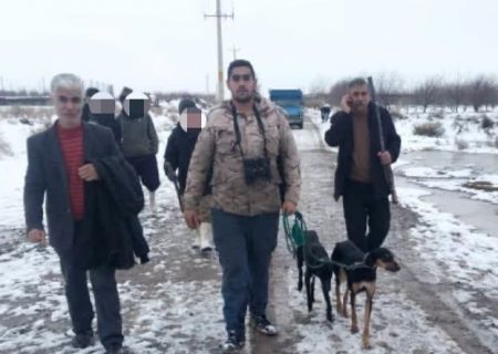 شکارچیان در چنگال محیط بانان و گروه یاشیل میشو شبستر