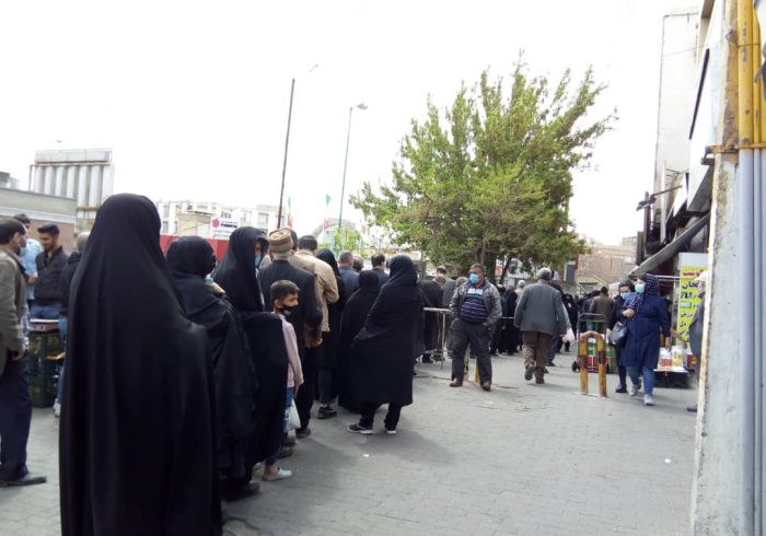 بازار تبریز تعطیل شد اما صف های طویل مرغ نه!