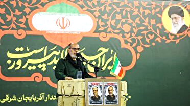 بزرگداشت شهدای اقتدار آذربایجان شرقی در تبریز