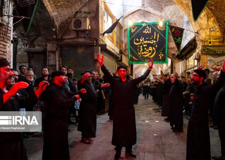 عزاداری اربعین حسینی در بازار تبریز