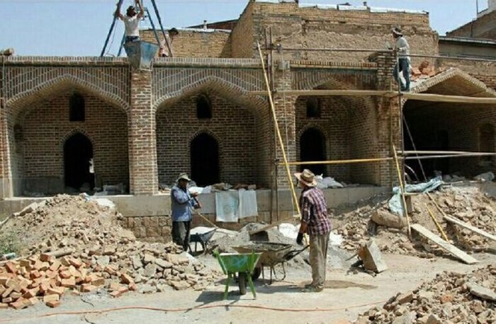 فعالیت۱۰۰ کارگاه مرمتی میراث فرهنگی در آذربایجان‌شرقی
