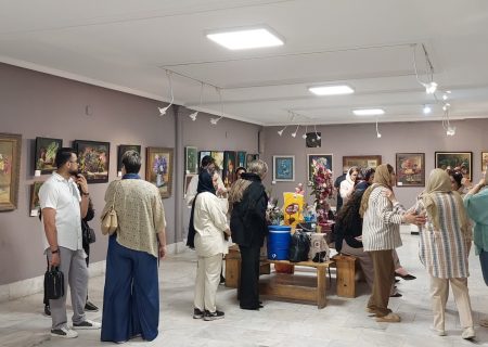 رقص قلم، روایت رنگ‌ها و احساس در نگارخانه استاد یاسمی تبریز