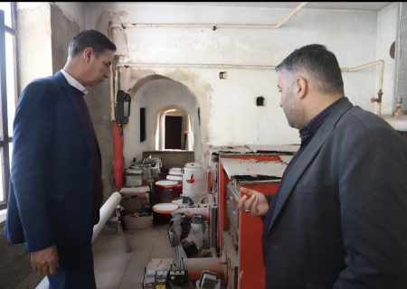 بازدید مدیرکل نوسازی مدارس آذربایجان شرقی از وضعیت سامانه های گرمایشی و تجهیزات آموزشی مدارس تبریز