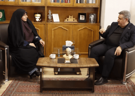 دیدار وابسته فرهنگی ایران در نخجوان با مدیرکل فرهنگ و ارشاد آذربایجان شرقی