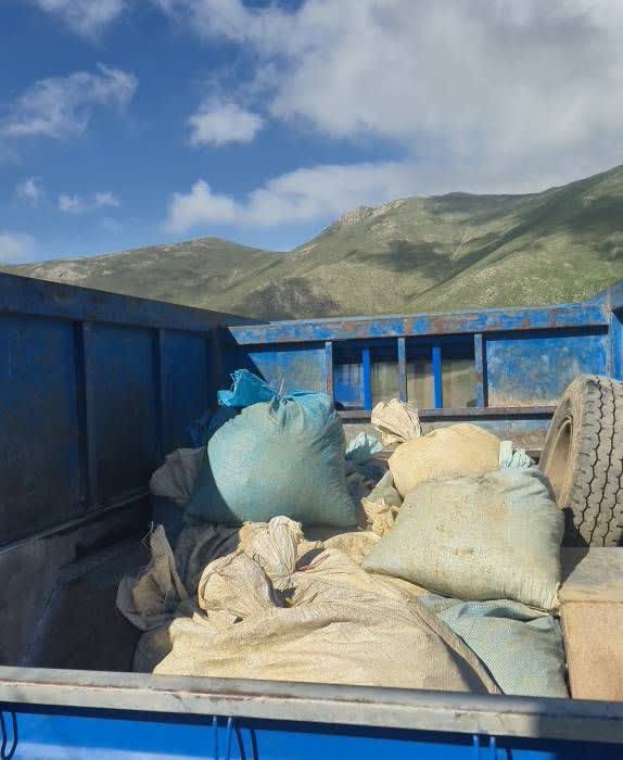 کشف و توقیف یک تن کانسنگ معدنی قاچاق در پارک ملی ارسباران با هوشیاری محیط بانان