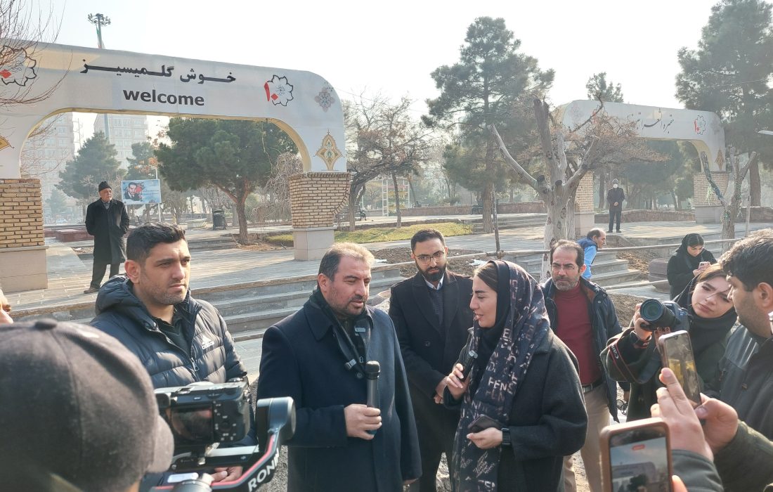 گزارش تصویری بازدید خبرنگاران از منطقه ۱۰ شهرداری تبریز